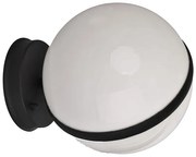 Okrągły kinkiet zewnętrzny czarny N011 D5-P47