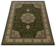 Dywan klasyczny Kashmir Rozeta zielono-kremowy 80 cm x 150 cm