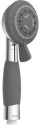 Schütte 60971 - Ręczna słuchawka prysznicowa VITAL, błyszczący chrom/szary