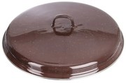 Orion Pokrywa emaliowana BROWN Lem, 37,5  cm, śred. 37,5 cm