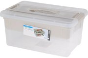 Rozwiązania do przechowywania Plastikowy pojemnikdo przechowywania z wkładem 9 l, 35 x 23 x 17 cm