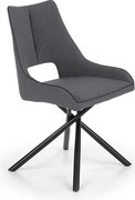 Krzesło tapicerowane K409 ciemnoszare