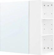 Szafka wisząca z lustrem łazienkowa BZR184-W