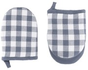 Bawełniana rękawice kuchenne zestaw 2 szt. Gingham – Tiseco Home Studio