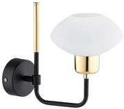 Argon 8032 - Lampa ścienna RAVELLO 1xE14/15W/230V czarno-złota