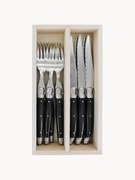 Komplet sztućców polerowanych na wysoki połysk Debiutant, na 6 osób (12 elem.)