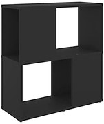 Biblioteczka do salonu czarna H6-A30