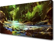 Obraz na płótnie Kryształowe Jezioro w Lesie