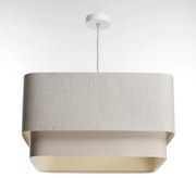 Lampa wisząca KWADRO DUO 002 51x47cm kremowa BPS KONCEPT