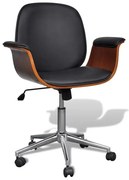 Czarny fotel biurowy na kółkach M3-D46