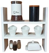 Biała półka kuchenna na blat T9-D68