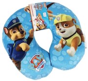 Poduszka podróżna PAW PATROL 30x30 cm, niebieska