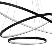 Lampa wisząca HOOP BLACK 93W LED