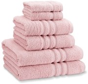 Jasnoróżowe bawełniane ręczniki frotte zestaw 6 szt. Zero Twist – Catherine Lansfield