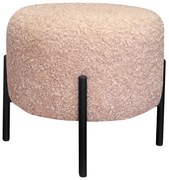 Pufa OLA LOFT ławka podnóżek metal czarny Rolf2