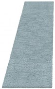 Dywan shaggy Fluffy Super Soft błękitny 80 cm x 250 cm