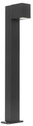 Inteligentna lampa stojąca zewnętrzna czarna 65 cm IP44 z WiFi GU10 - Baleno