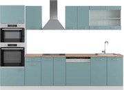 Aneks kuchenny niebiesko-szary/biały 300x60x81.6 r-line