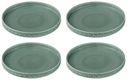 Turkusowe porcelanowe talerze zestaw 4 szt. deserowe ø 20 cm Heath Jade – Ladelle