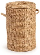 Kosz na pranie z hiacyntu wodnego w naturalnym kolorze Yessira – Kave Home