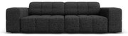 Antracytowa sofa 204 cm Chicago – Cosmopolitan Design