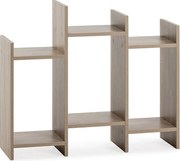 Półka kolumnowa Feroe z 3 otworami, kolor dębu