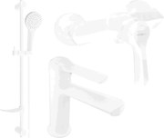 Mexen Sabre DF05 zestaw prysznicowy, biały - 72104DF05-20
