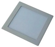 Oprawa wpuszczana LED//18W/230V 22,5x22,5 cm szara