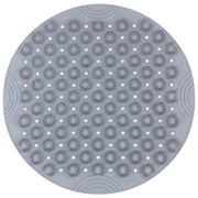 Mata antypoślizgowa pod prysznic z wypustkami masującymi stopy,  Ø 55 cm