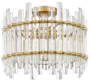 Zuma Line C0556-06D-V7V7 - Żyrandol natynkowy ALEXANDRIA 6xG9/42W/230V złoty
