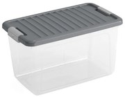 Plastikowy pojemnik z pokrywką 49x30x28,5 cm W box M – KIS