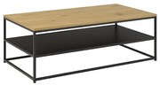 Stolik kawowy CORA dąb/czarny