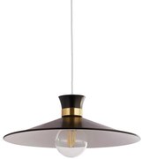 Searchlight 601891BK - Lampa wisząca BALHAM na przewodzie 1xE27/60W/230V