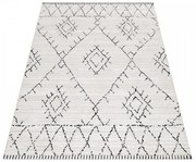 Dywan poliestrowy Berber kremowy 80 cm x 150 cm