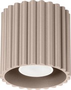Plafon AURA 1 taupe GU10 ryflowany SOLLUX  LIGHTING
