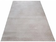 Dywan nowoczesny 3D Anett geometria beżowy 80 cm x 150 cm