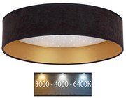 Brilagi - LED Plafon VELVET STAR LED/24W/230V śr. 40 cm  czarny/złoty