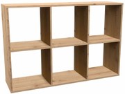 Ażurowy regał do pokoju młodzieżowego dąb artisan A3-C11