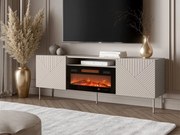 Szafka RTV z kominkiem Azynit Kaszmir II 190 EF