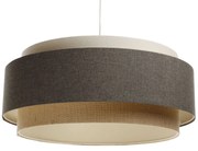 Lampa wisząca ERUTAN DUDU kremowa/szara/beżowa BPS KONCEPT