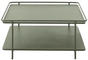 Zielony metalowy stolik 75x75 cm Yuba – Unique Furniture