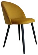 Krzesło CLAUDINE 1 VELVET musztardowe/curry ATOS