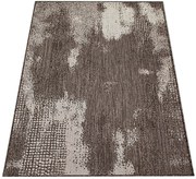 Sznurkowy brązowy dywan dwustronny R2-G22