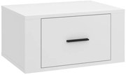Biała wisząca szafka nocna z szufladą E5-D65
