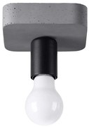 Sollux  SL.1156 - Oświetlenie punktowe TAVO 1xE27/15W/230V beton