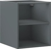 Mexen Box-A szafka otwarta z półką 40 cm, grafit mat - 91AX2-0400-470-0-66