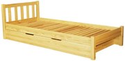 Łóżko sosnowe z pojemnikiem z Lolek 2