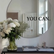Naklejka na lustro S33 – YOU CAN.