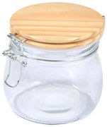 Szczelny słoiczek z bambusową pokrywką, 0,45l