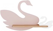 Różowo-biały kinkiet ścienny w kształcie łabędzia - 7X K037 H9-K60